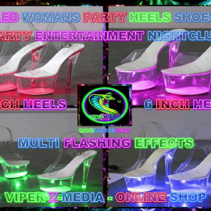 Neon Womans LED Platform Shoes