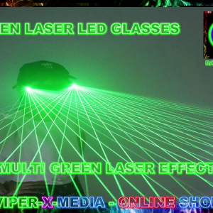 Neon Laser LED Glasses
