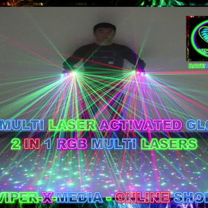 Neon Laser LED/RGB Gloves