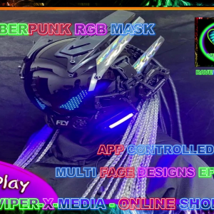 Neon LED/RGB Cyberpunk Masks