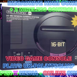 MEGA DRIVE HD HDMI COMPATIBLE GAME CARTRIDGE CONSOLE