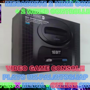 MEGA DRIVE 2 HD HDMI COMPATIBLE GAME CARTRIDGE CONSOLE
