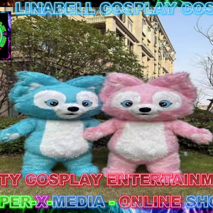 LINABELL ADULT INFLATABLE COSPLAY PARTY COSTUME BLUE COLOUR - RAVE/DANCE/NEON