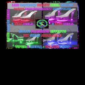 Neon Womans LED Platform Shoes