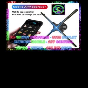 3D Wifi HD Display Holograms