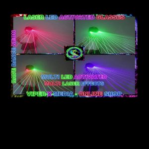 Neon Laser LED Glasses