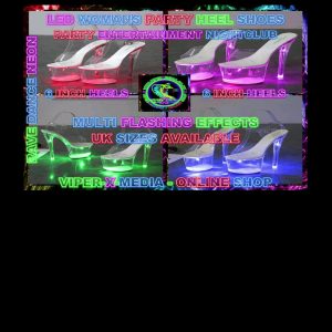 Neon Womans LED Platform Shoes